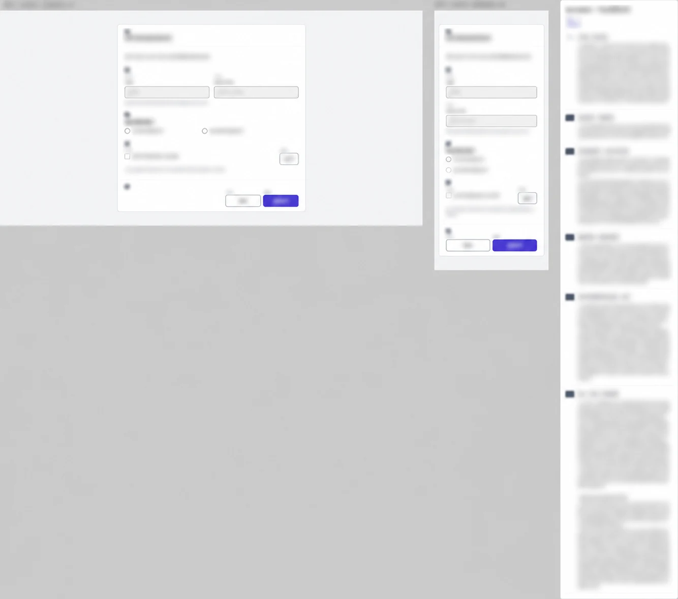 ETOOS EDU WEB · 사전예약 · PC / Mobile / Description 실제 화면설계 산출물 블러 미리보기