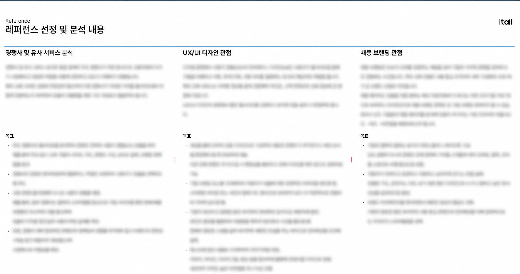 잇올 기업 홈페이지 리뉴얼 레퍼런스 분석 문서
